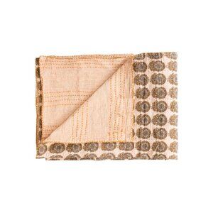 Taj Hotel Home Decor Kantha Cotton Throw | 1-Piece | Multicolor | 50"x70"